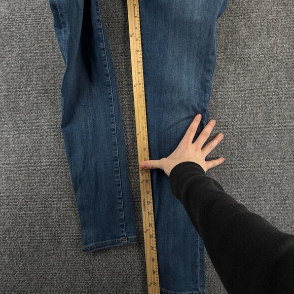 True Religion Women Size 31 Denim Jeans Stretch Blue USA Made Skinny Tapered - Picture 5 of 15